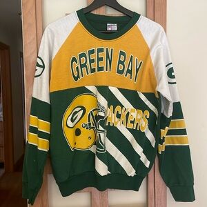 Green Bay Packers Green and Yellow Sweatshirt